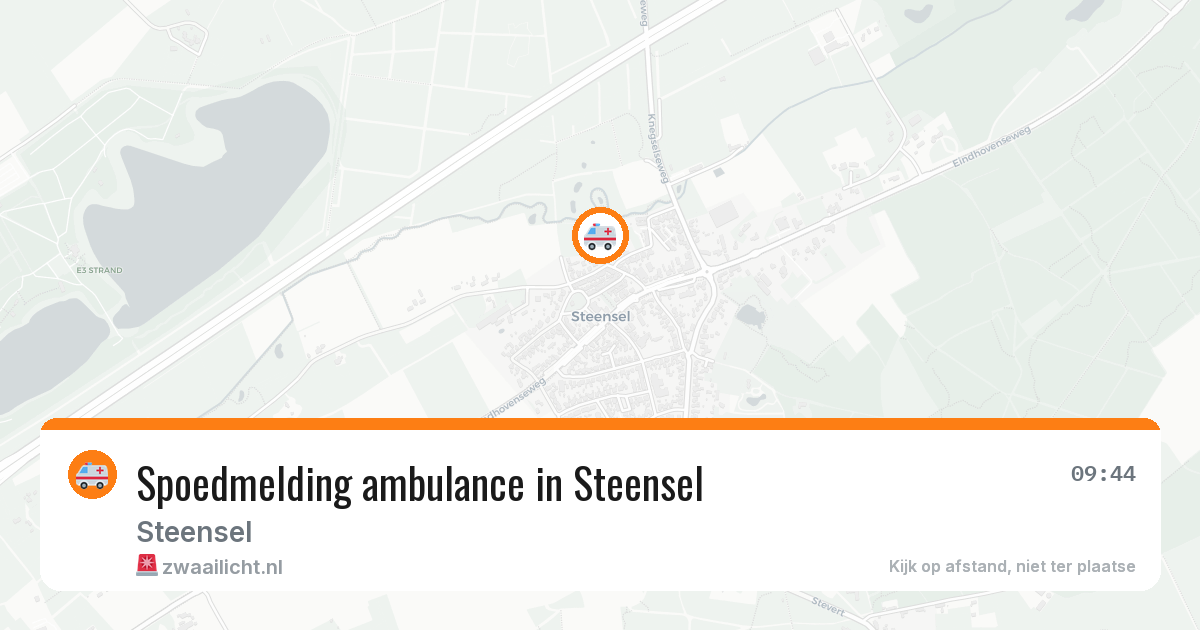 Spoedmelding ambulance in Steensel — 4 jun 2026