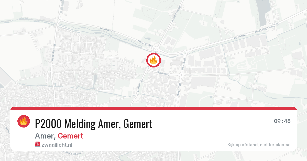 P2000 Melding Amer, Gemert — 27 feb 2026