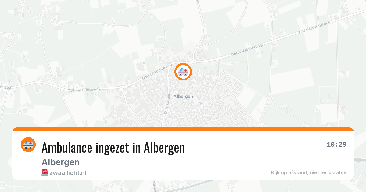 Ambulance ingezet in Albergen — 5 mrt 2026