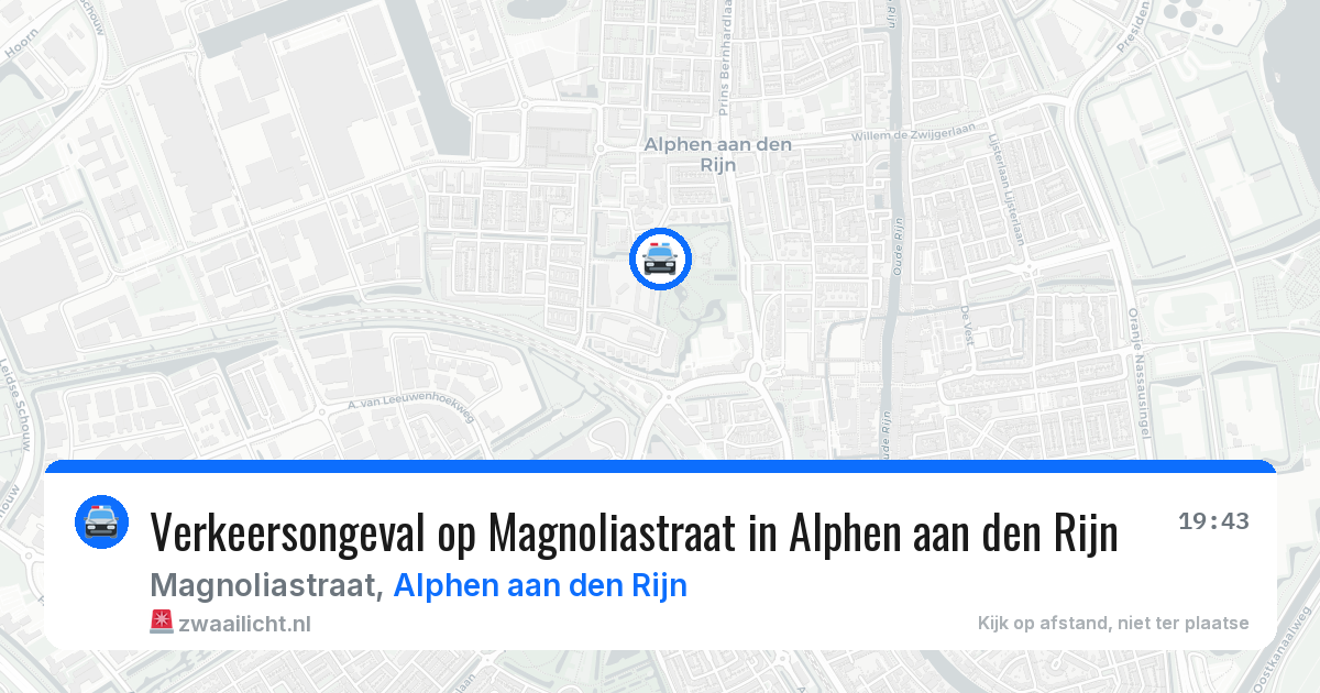 Verkeersongeval op Magnoliastraat in Alphen aan den Rijn — 28 jul 2026