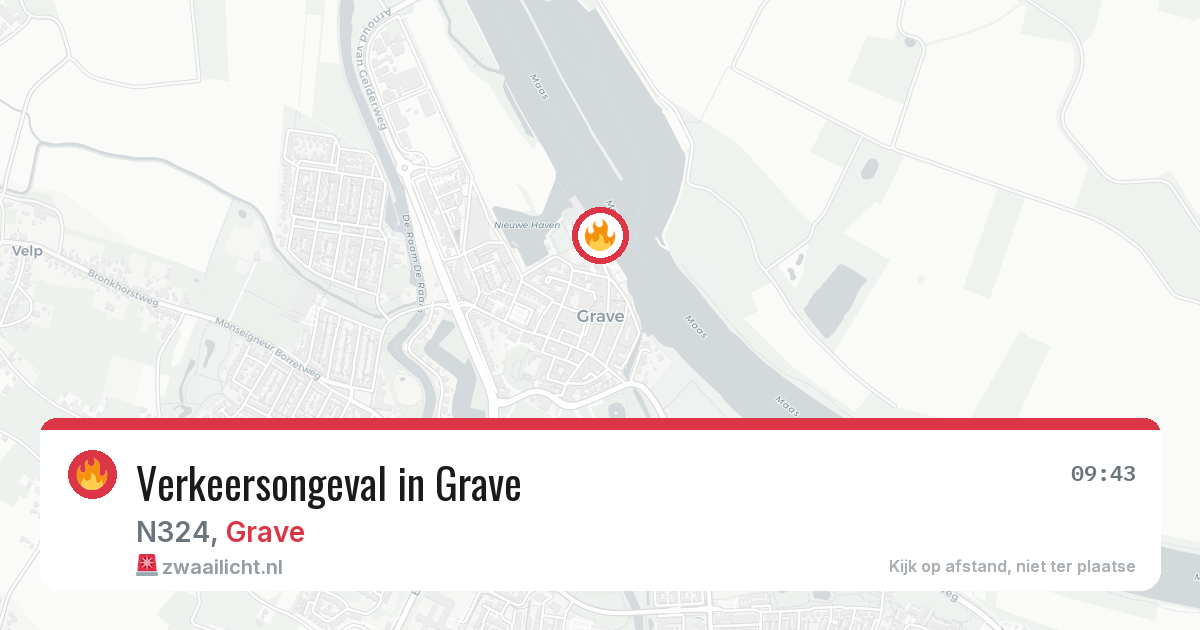 Verkeersongeval in Grave — 20 mei 2026