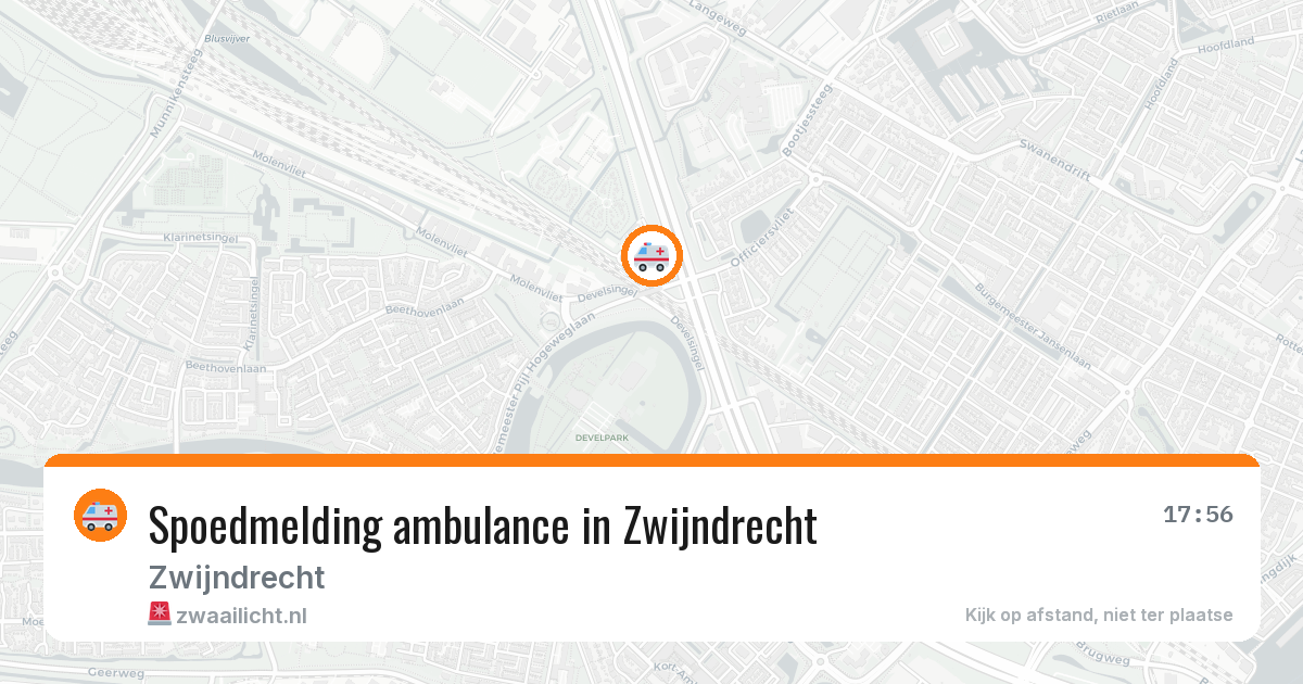 Spoedmelding ambulance in Zwijndrecht — 21 jan 2026