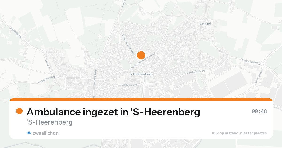 Ambulance ingezet in 'S-Heerenberg — 7 feb 2026