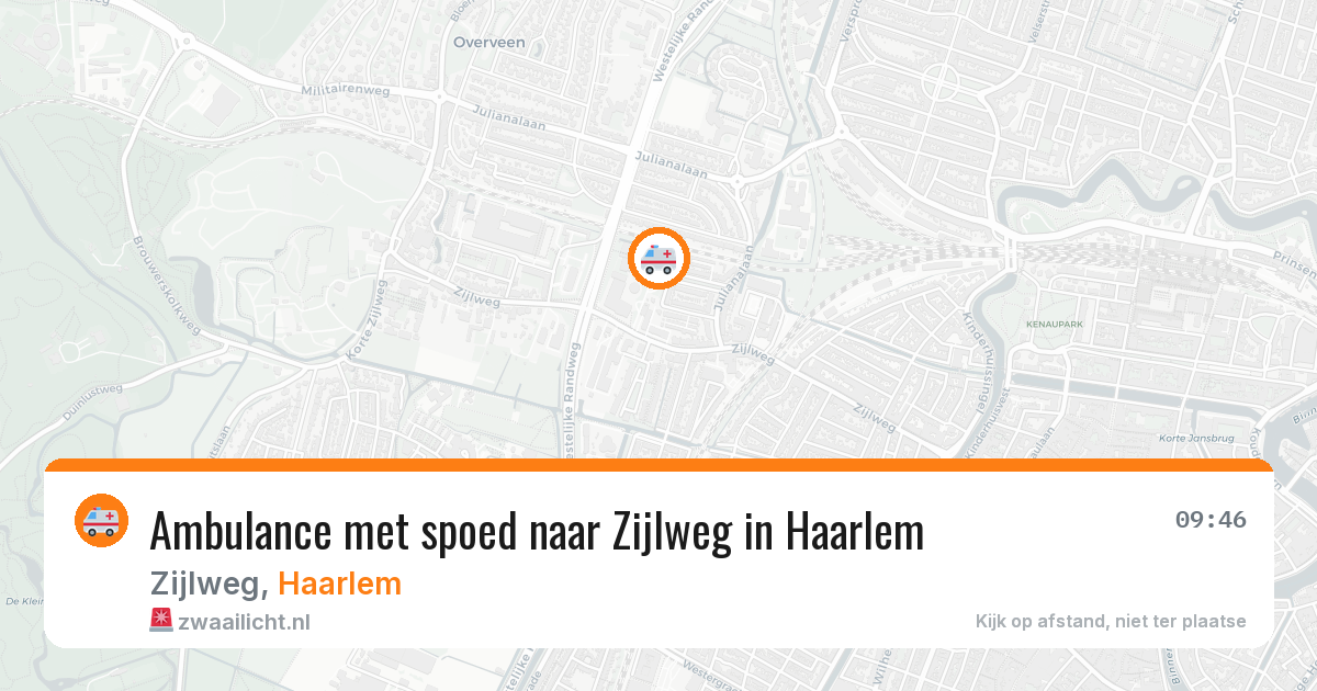 Ambulance met spoed naar Zijlweg in Haarlem — 27 jan 2026