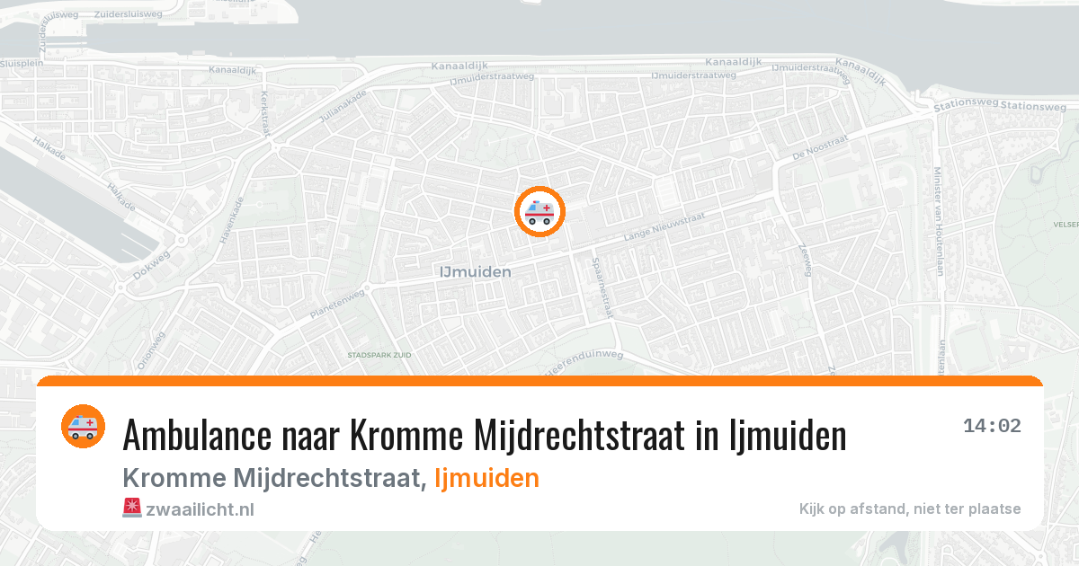 Ambulance naar Kromme Mijdrechtstraat in Ijmuiden — 5 jul 2026
