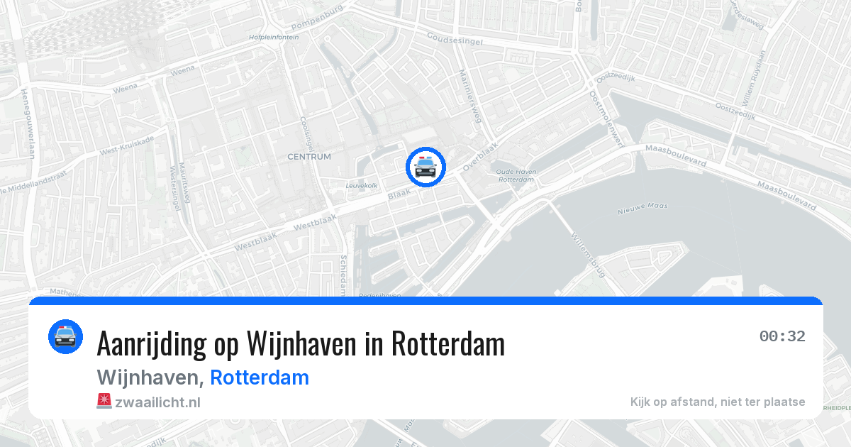 Aanrijding op Wijnhaven in Rotterdam — 2 mei 2026