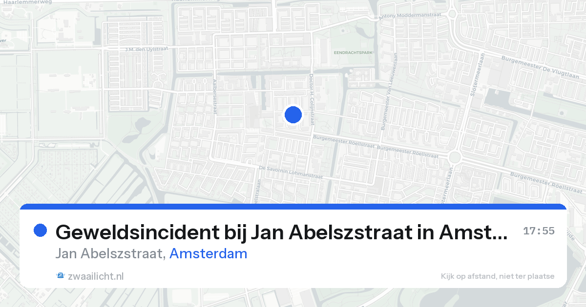 Geweldsincident bij Jan Abelszstraat in Amsterdam — 25 aug 2026