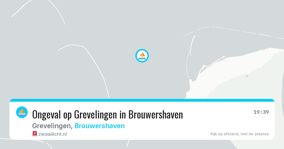 Ongeval op Grevelingen in Brouwershaven — 28 jun 2026