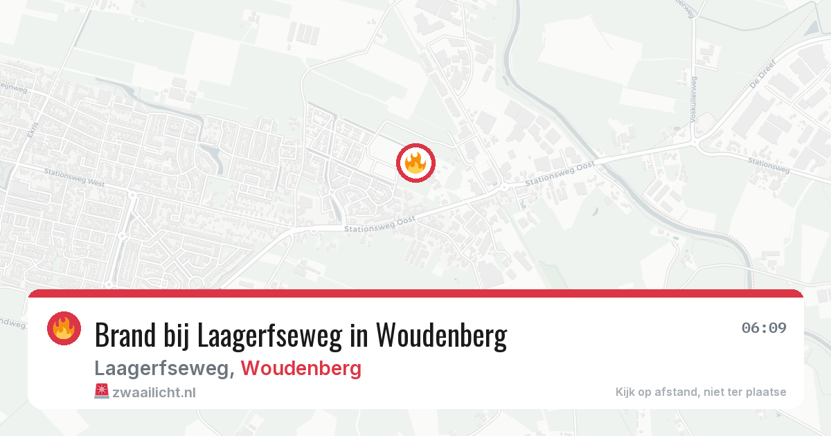 Brand bij Laagerfseweg in Woudenberg — 5 aug 2026