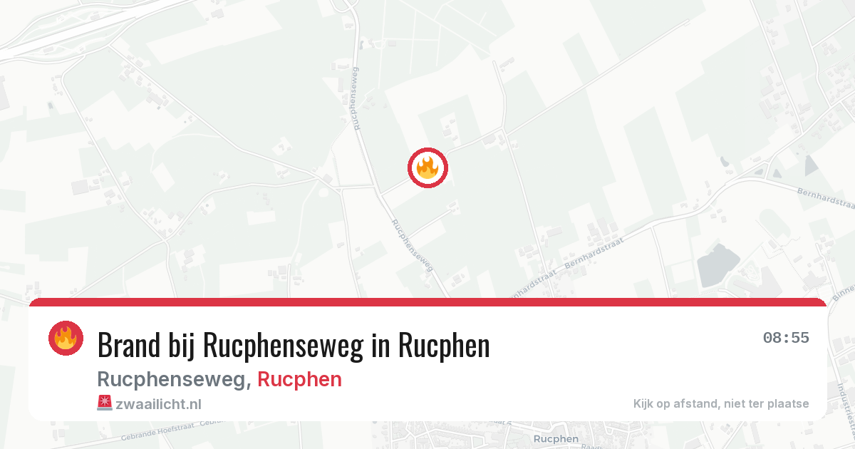 Brand bij Rucphenseweg in Rucphen — 8 mei 2026