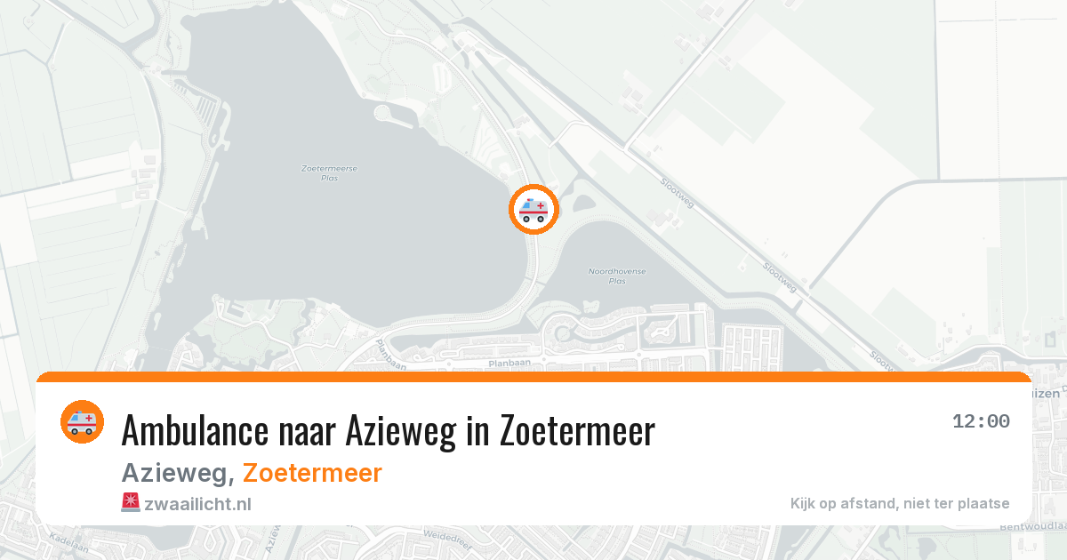 Ambulance naar Azieweg in Zoetermeer — 27 jun 2026