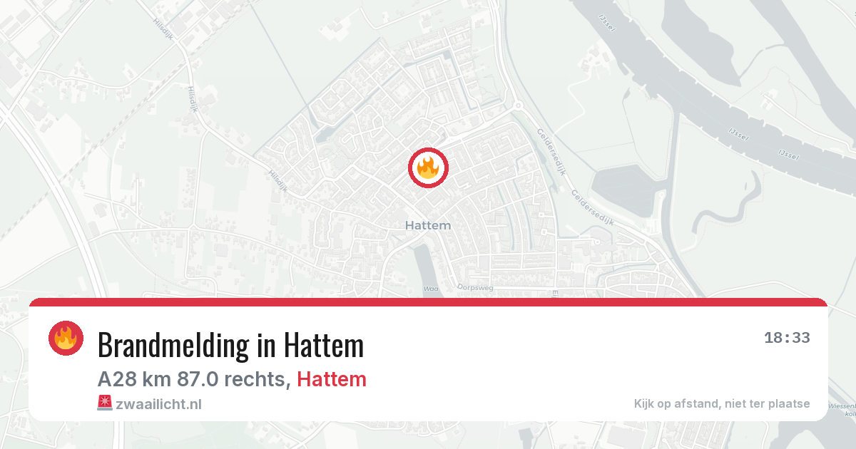 Brandmelding in Hattem — 6 mei 2026