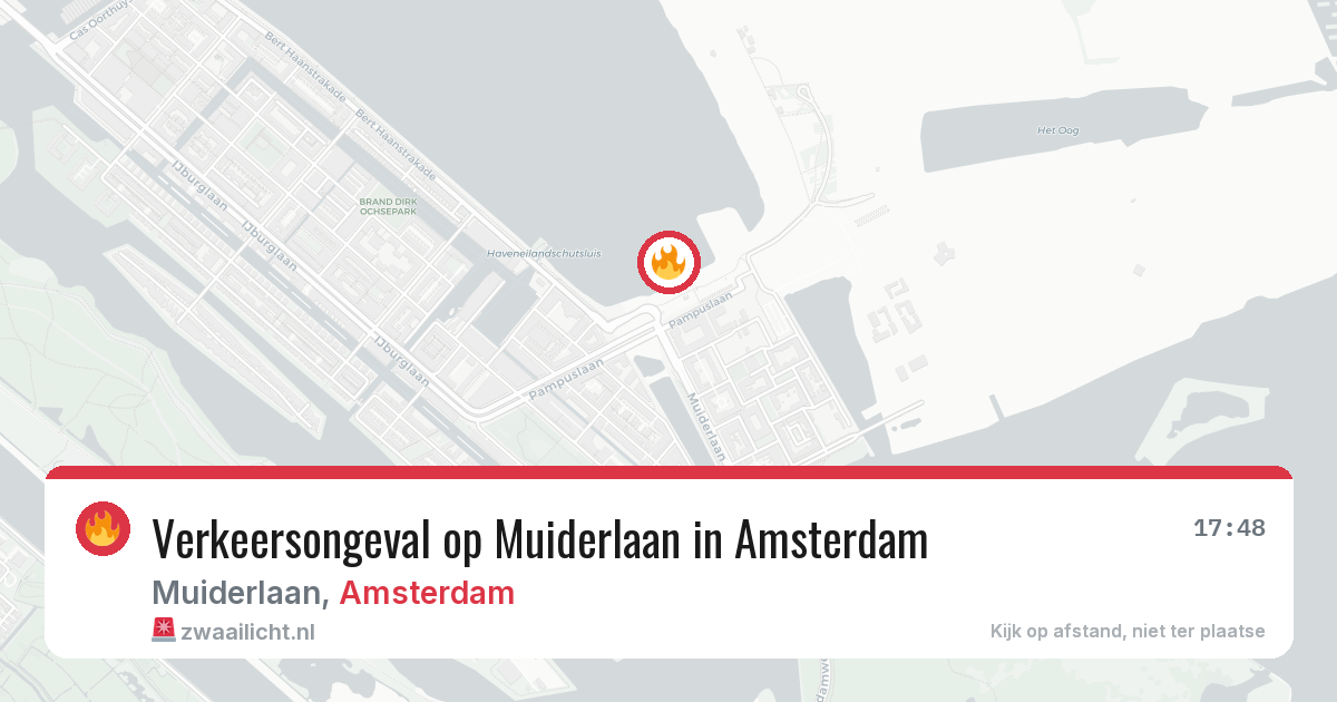 Verkeersongeval op Muiderlaan in Amsterdam — 6 mei 2026