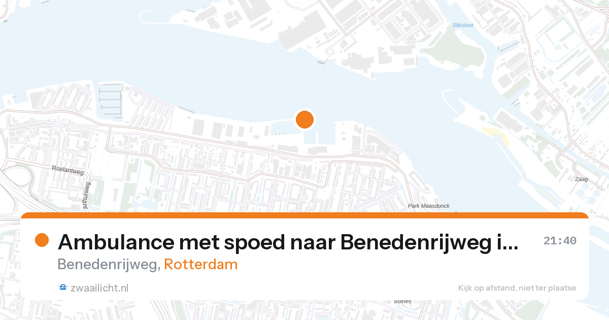 Ambulance met spoed naar Benedenrijweg in Rotterdam — 31 jan 2026