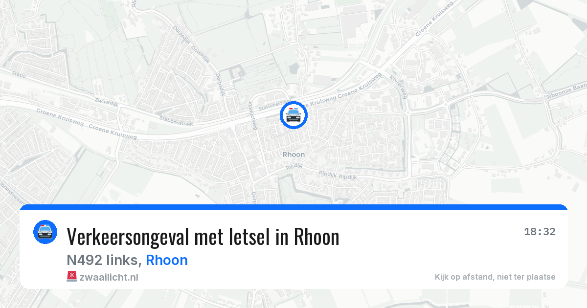 Verkeersongeval met letsel in Rhoon — 4 mei 2026