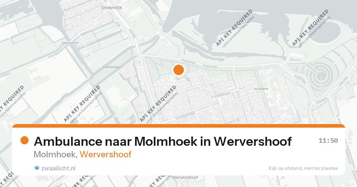 Ambulance naar Molmhoek in Wervershoof — 26 aug 2026