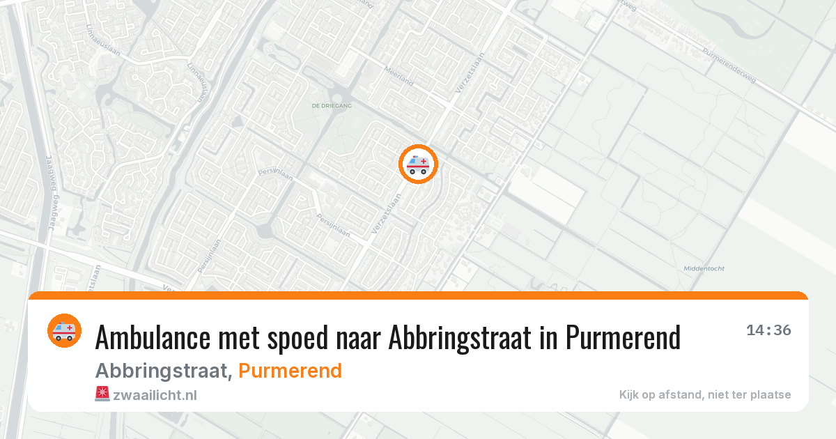 Ambulance met spoed naar Abbringstraat in Purmerend — 30 jan 2026