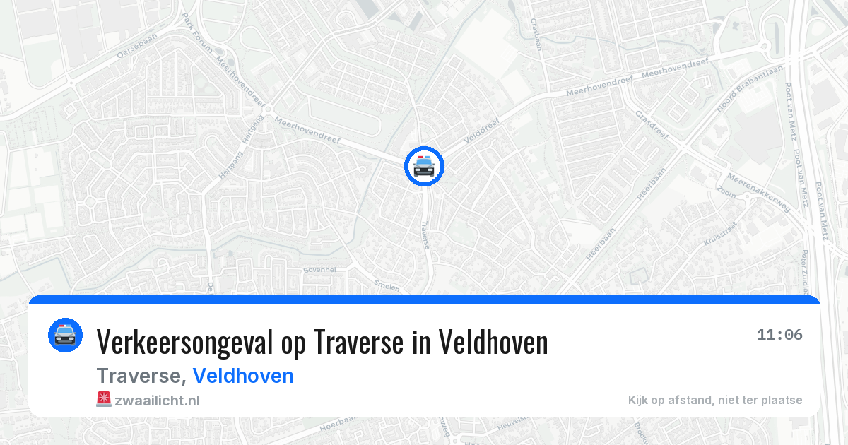 Verkeersongeval op Traverse in Veldhoven — 2 mei 2026