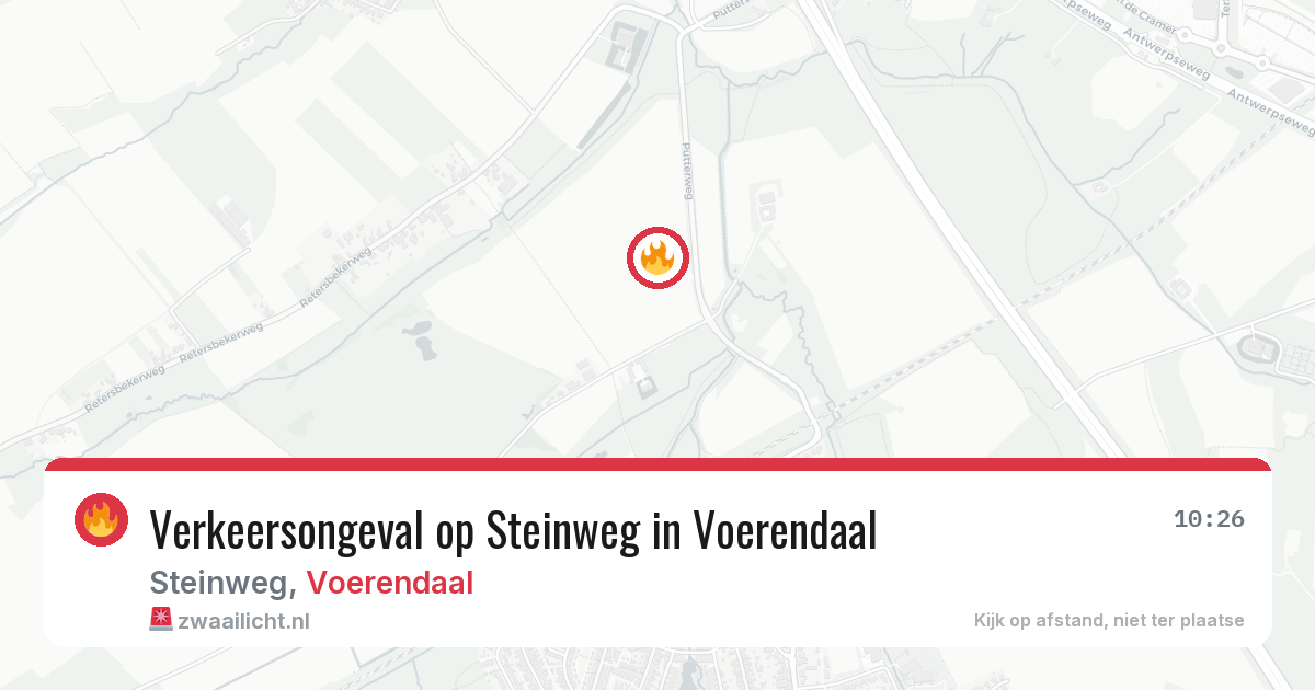 Verkeersongeval op Steinweg in Voerendaal — 9 jun 2026