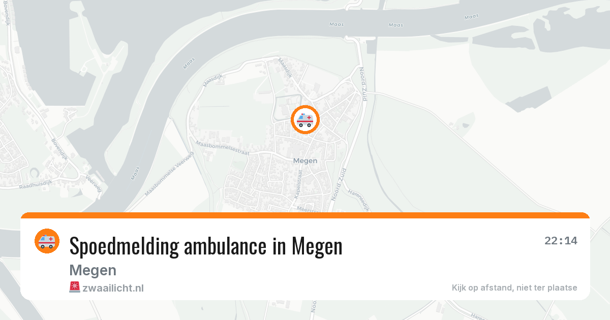 Spoedmelding ambulance in Megen — 10 feb 2026