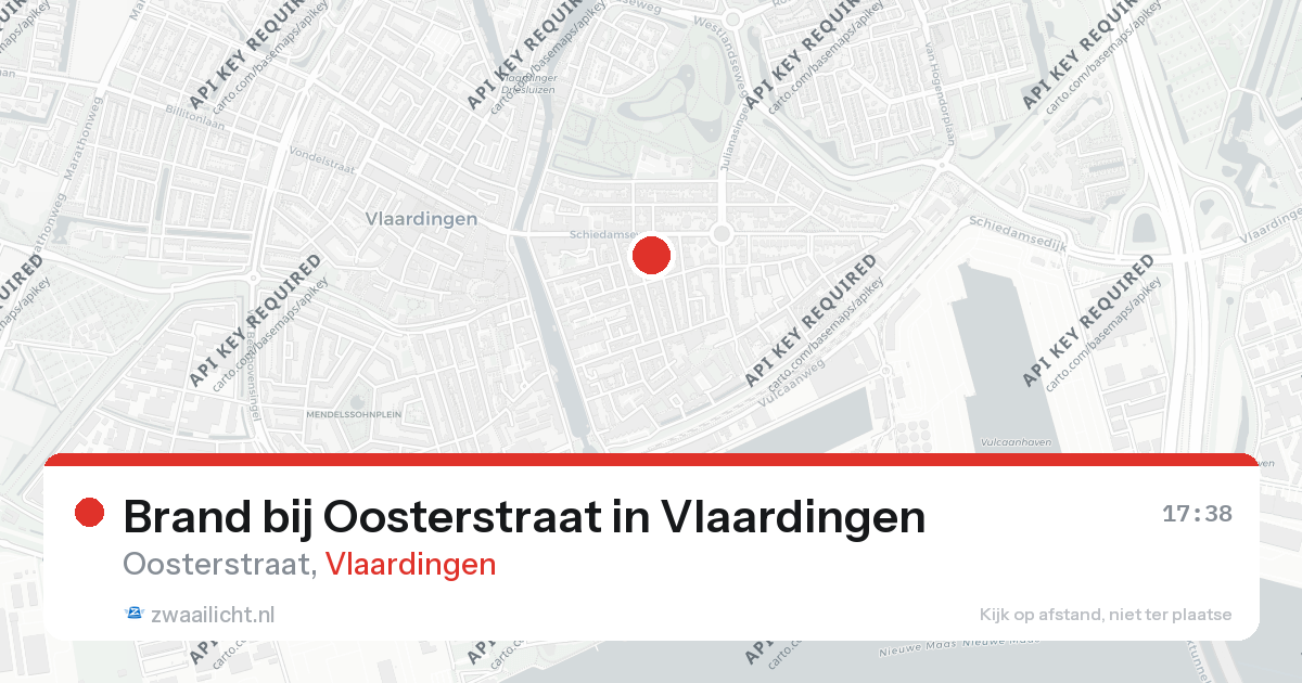 Brand bij Oosterstraat in Vlaardingen — 26 aug 2026