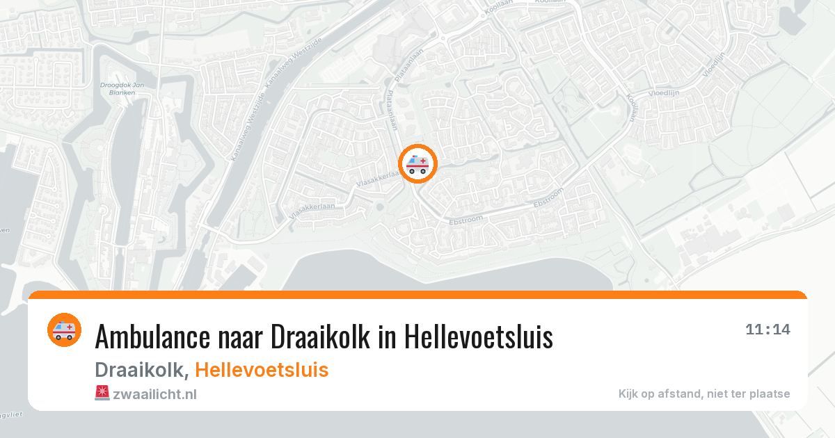 Ambulance naar Draaikolk in Hellevoetsluis — 29 jan 2026