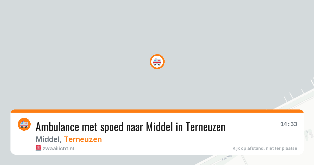 Ambulance met spoed naar Middel in Terneuzen — 26 jun 2026