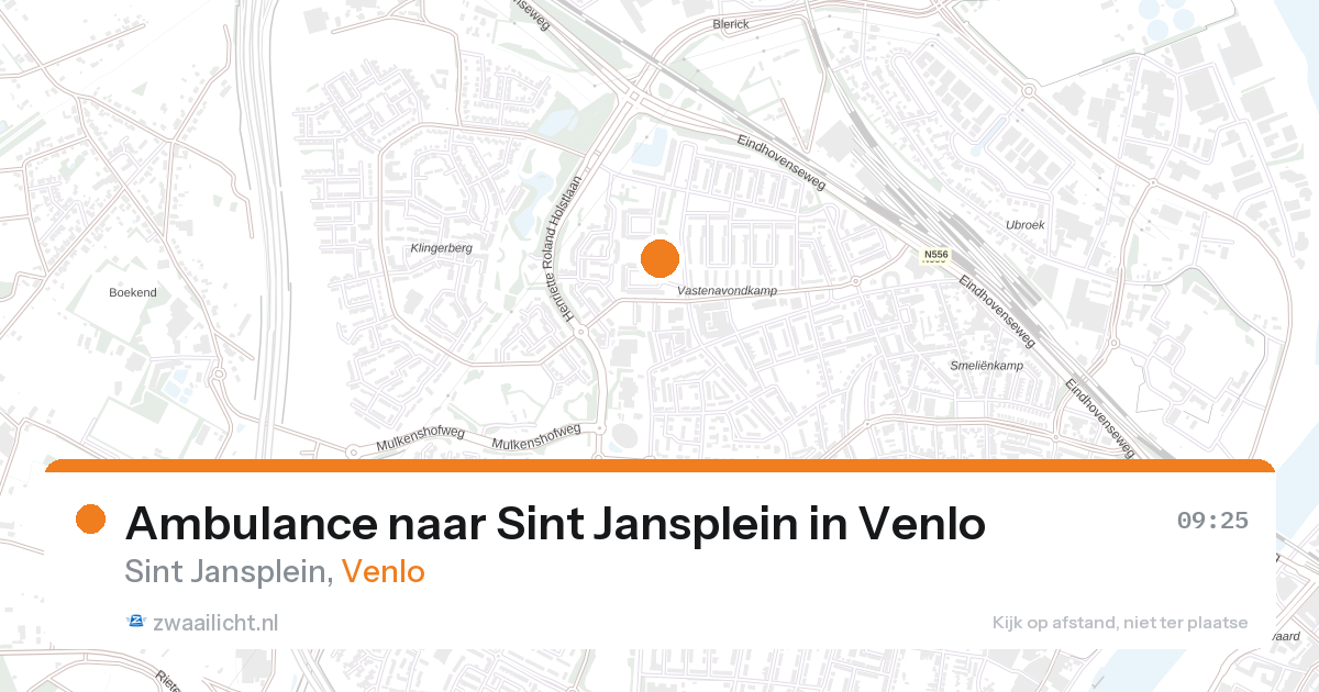 Ambulance naar Sint Jansplein in Venlo — 27 aug 2026