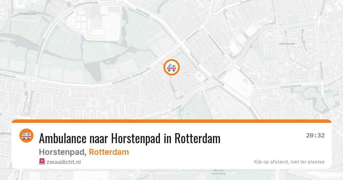 Ambulance naar Horstenpad in Rotterdam — 16 jul 2026