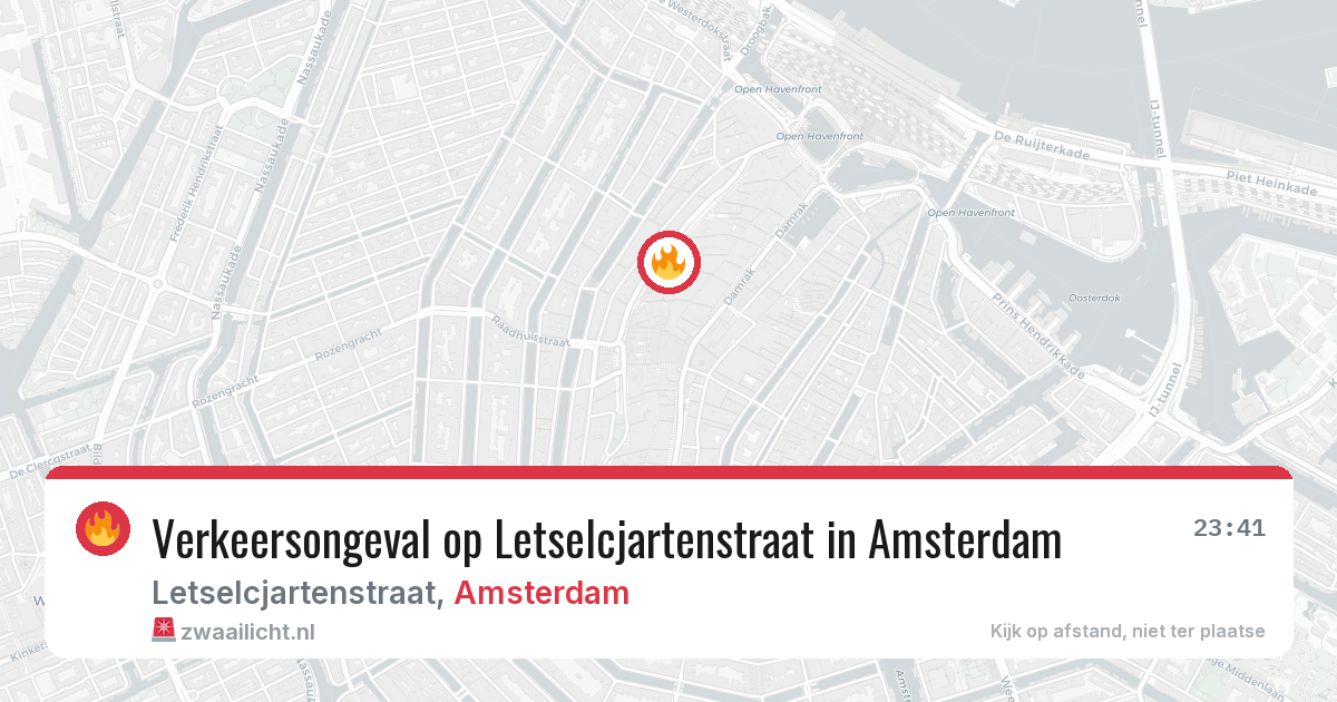Verkeersongeval op Letselcjartenstraat in Amsterdam — 16 apr 2026