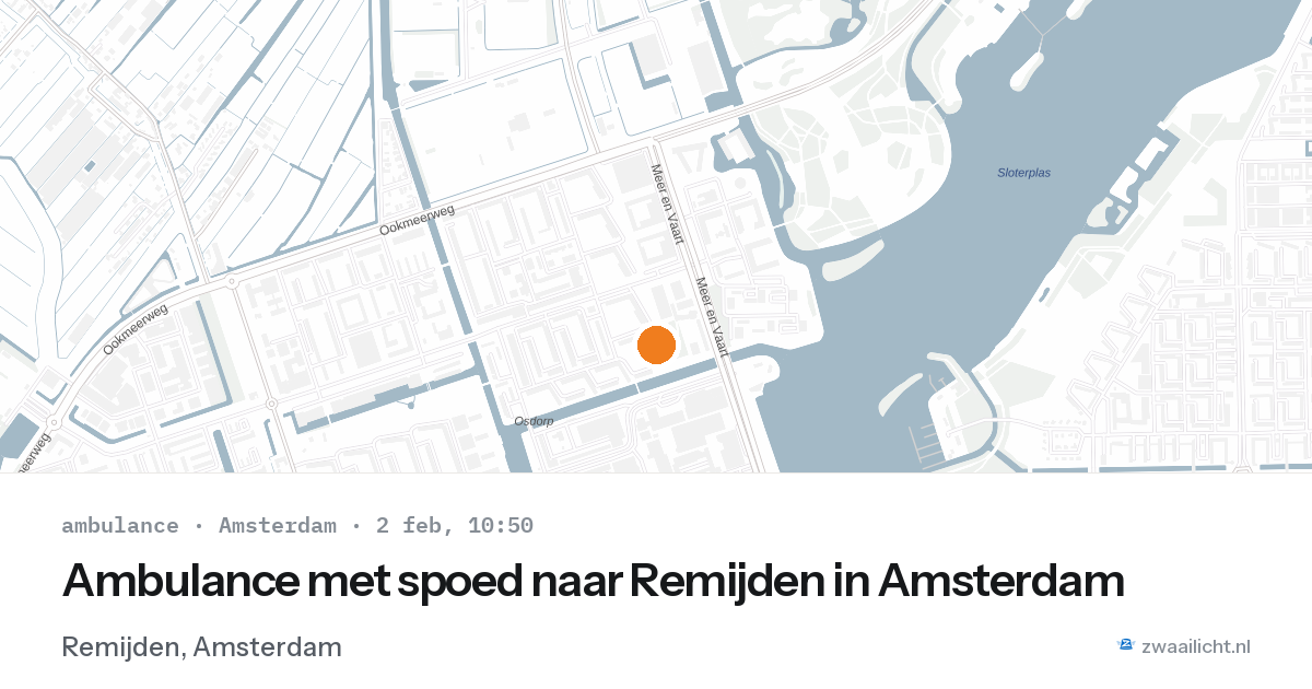 Ambulance met spoed naar Remijden in Amsterdam — 2 feb 2026