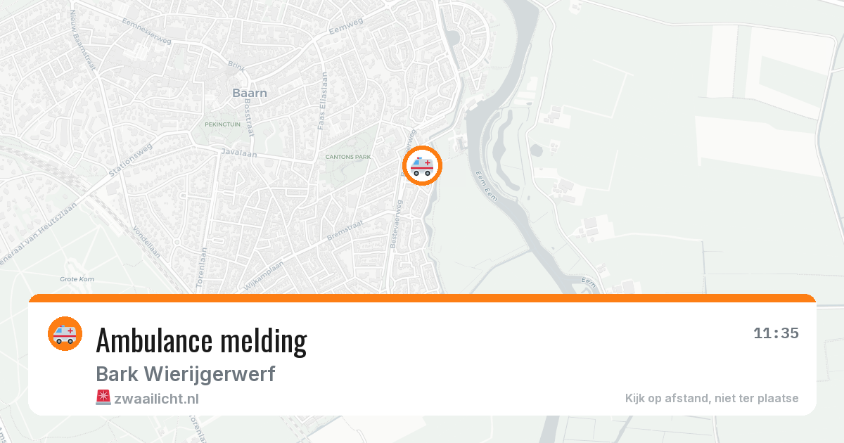 Ambulance melding — 7 jul 2026