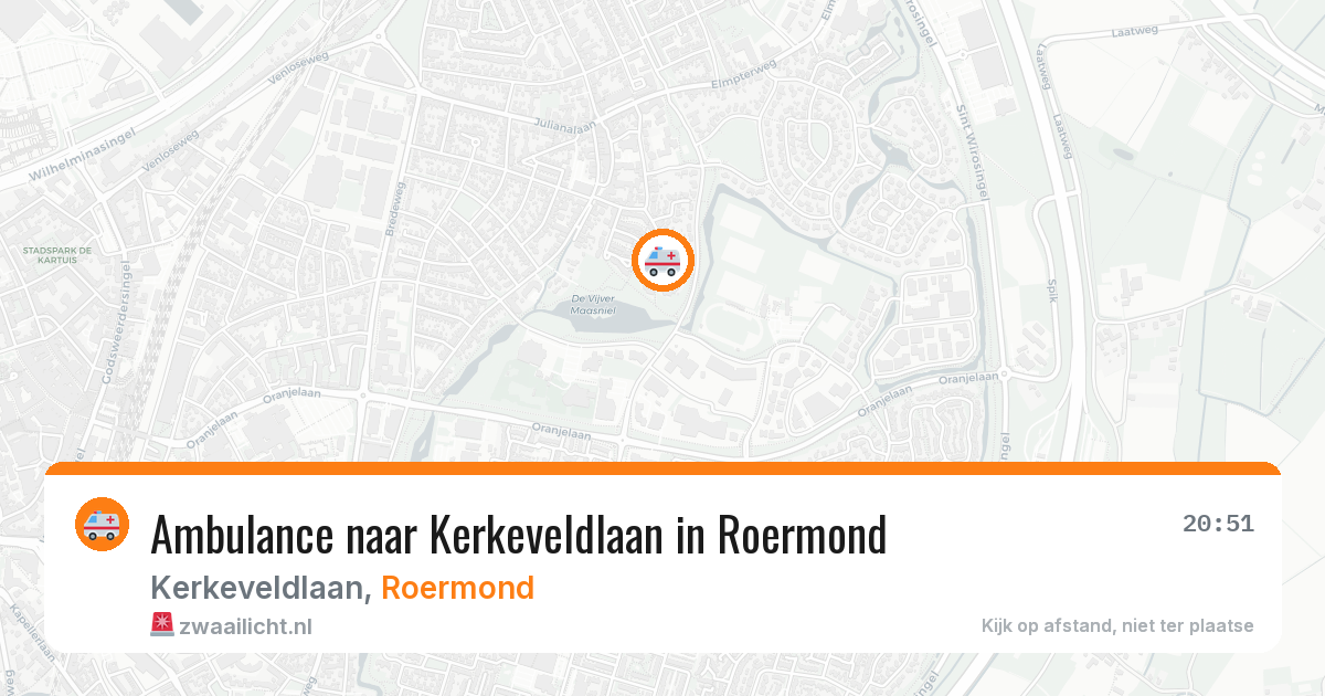 Ambulance naar Kerkeveldlaan in Roermond — 5 jun 2026