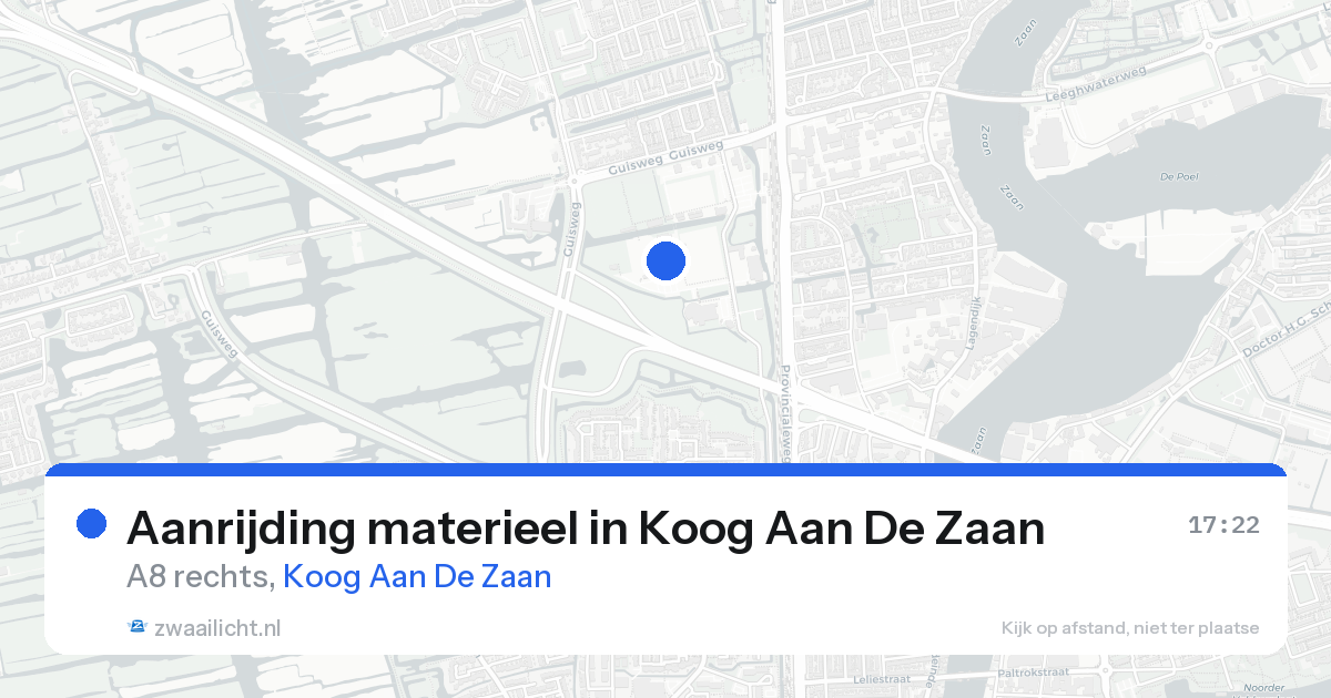 Aanrijding materieel in Koog Aan De Zaan — 20 aug 2026