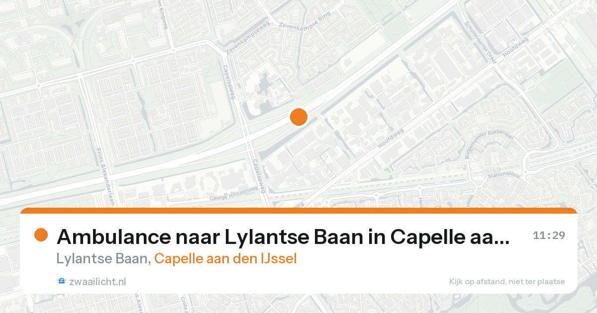Ambulance naar Lylantse Baan in Capelle aan den IJssel — 22 aug 2026