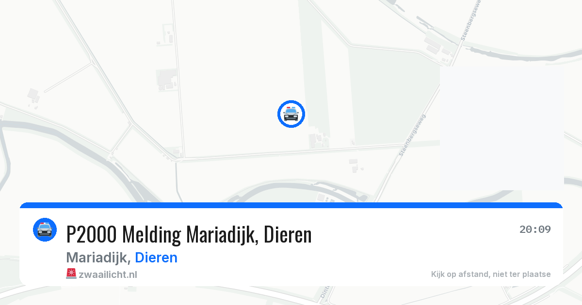 P2000 Melding Mariadijk, Dieren — 10 jul 2026