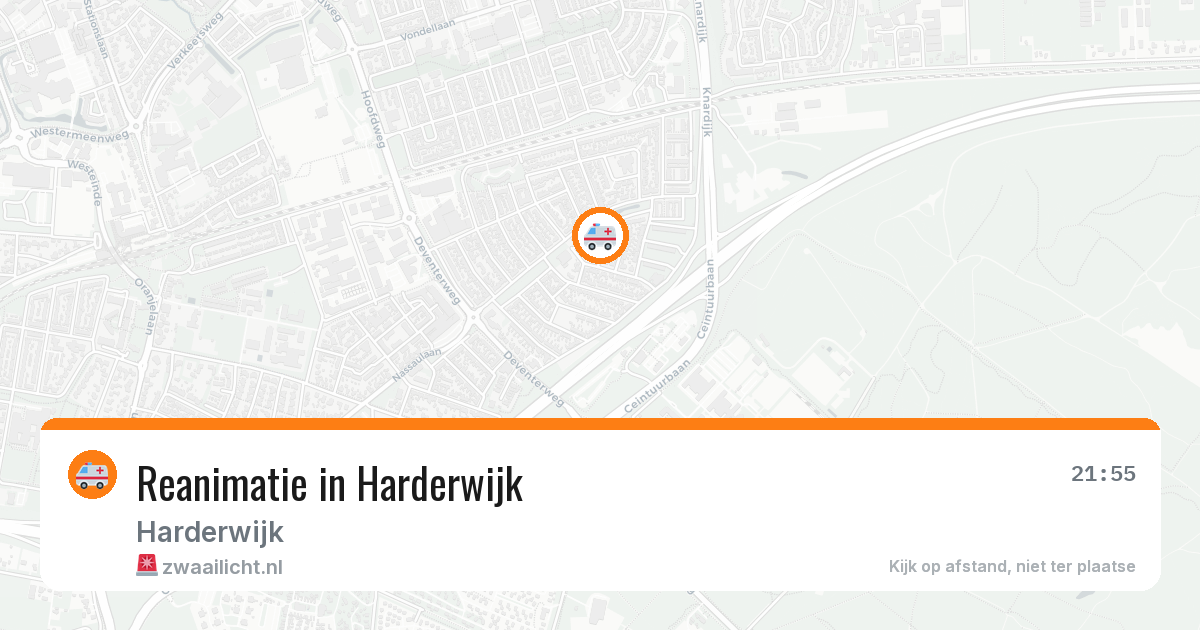 Reanimatie in Harderwijk — 30 jul 2026