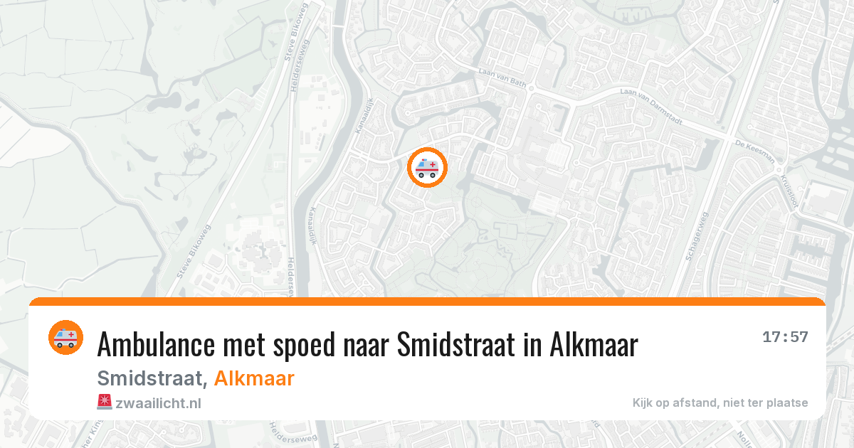 Ambulance met spoed naar Smidstraat in Alkmaar — 8 feb 2026