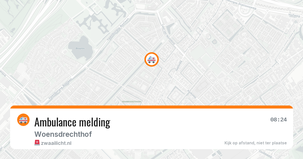 Ambulance melding — 28 jan 2026