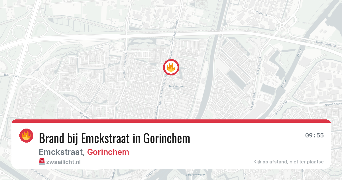 Brand bij Emckstraat in Gorinchem — 2 aug 2026