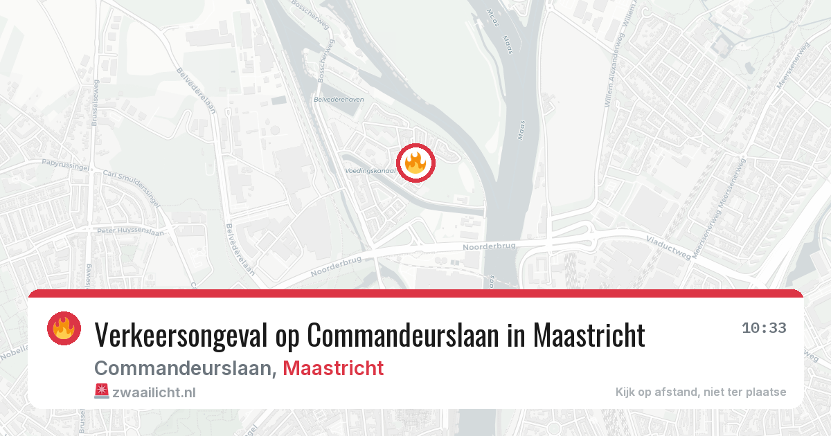 Verkeersongeval op Commandeurslaan in Maastricht — 24 jul 2026