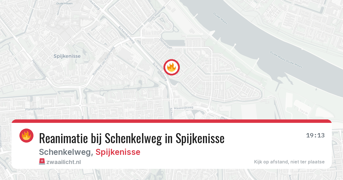 Reanimatie bij Schenkelweg in Spijkenisse — 4 jun 2026