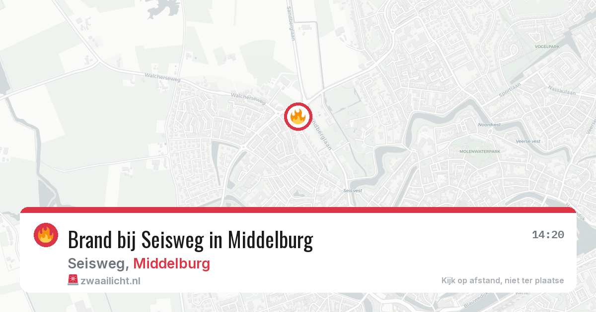 Brand bij Seisweg in Middelburg — 2 mrt 2026