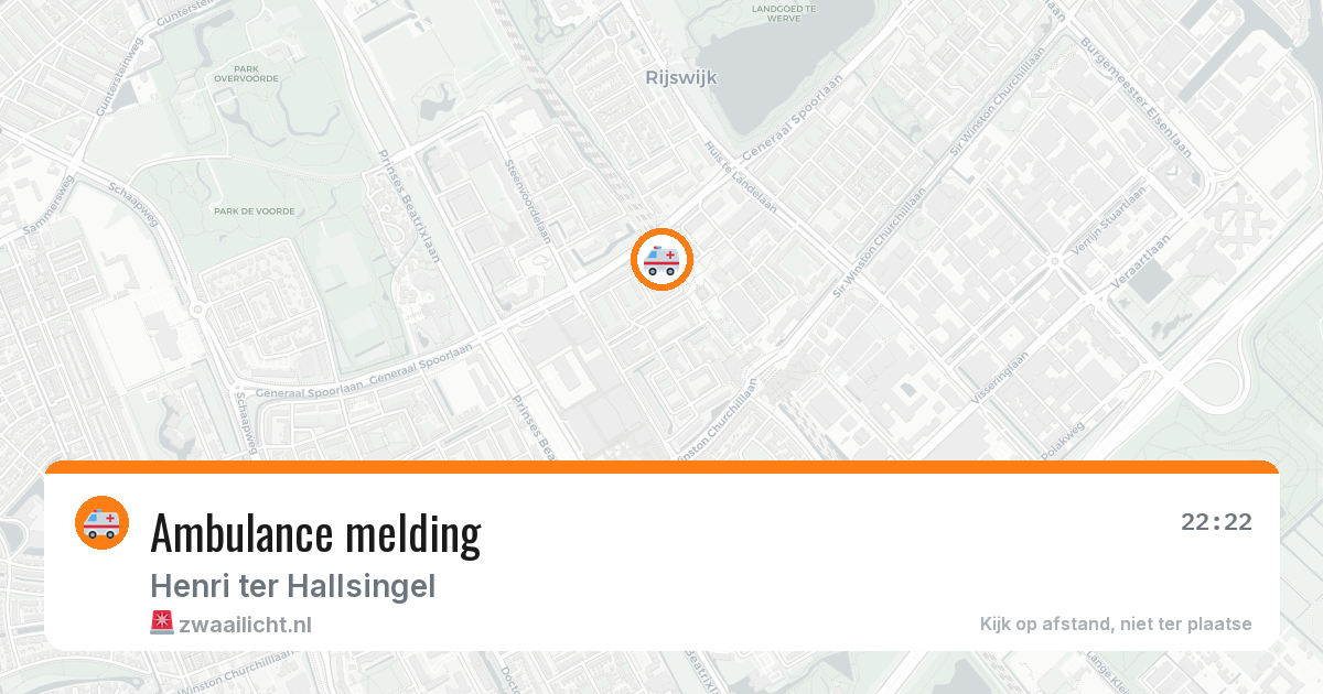 Ambulance melding — 23 feb 2026