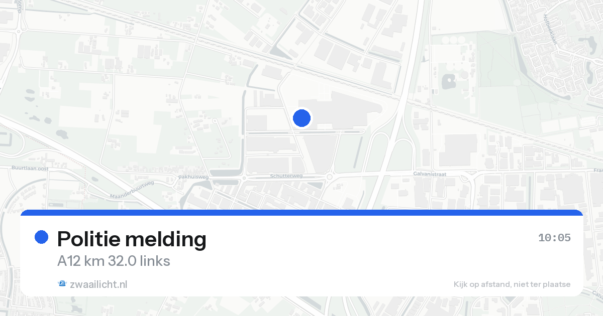 Politie melding — 13 mei 2026