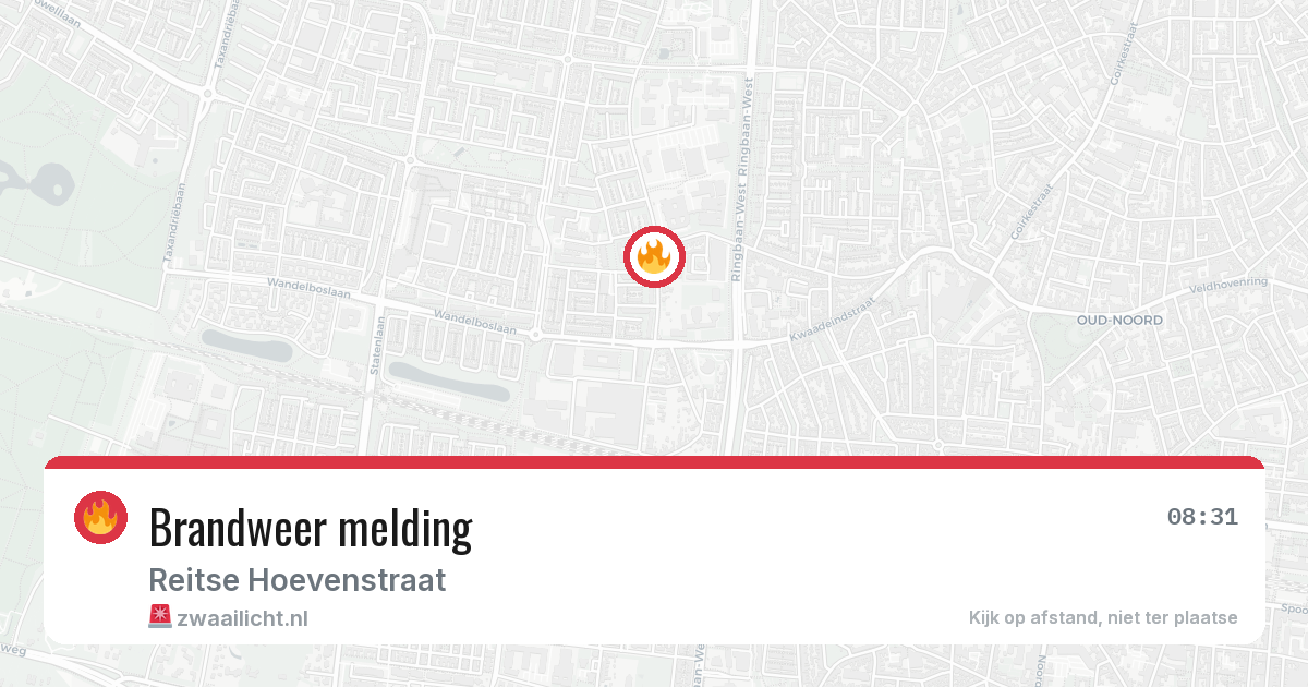 Brandweer melding — 12 mrt 2026
