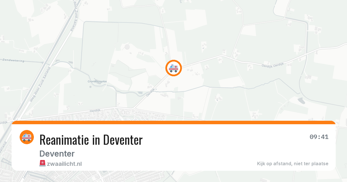 Reanimatie in Deventer — 3 apr 2026