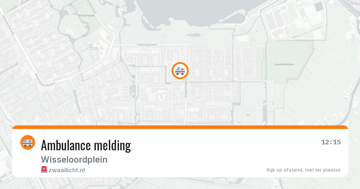 Ambulance melding — 2 jul 2026