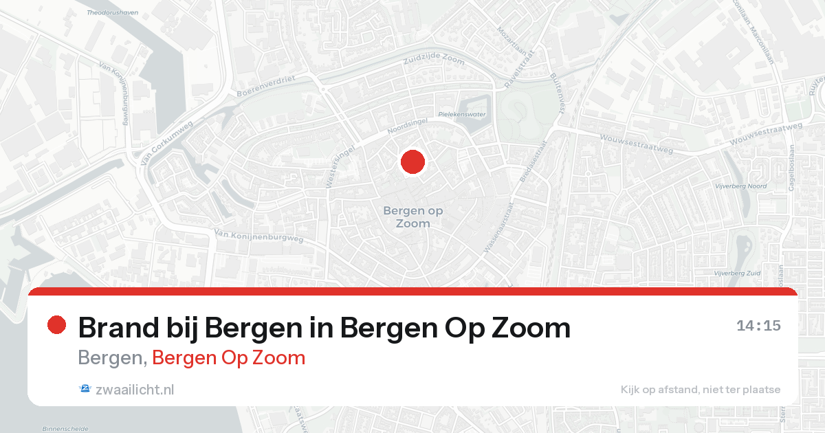 Brand bij Bergen in Bergen Op Zoom — 11 jun 2026