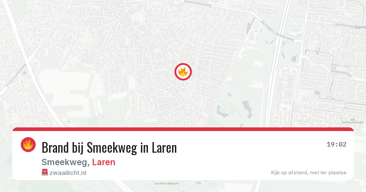 Brand bij Smeekweg in Laren — 10 jun 2026